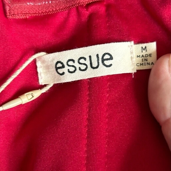 NEW Red Off-Shoulder Minidress by Essue size Medium - Picture 14 of 16